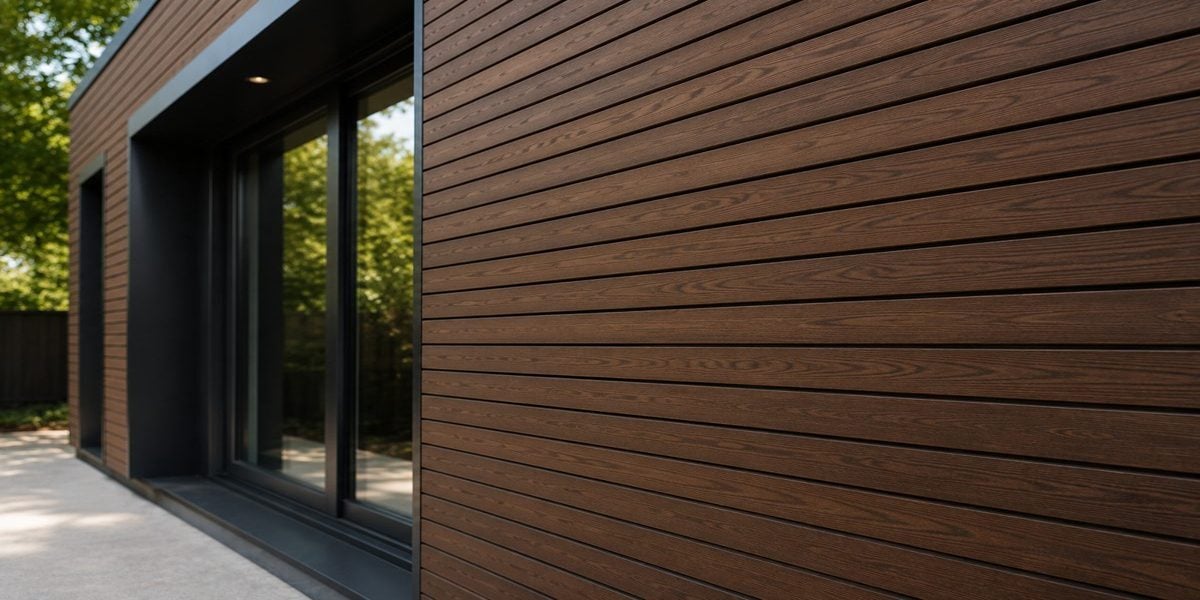 Thermally modified ash hardwood cladding installed on a modern architectural facade, offering enhanced durability, dimensional stability, and natural weather resistance. Thermally modified ash hardwood cladding installed on a modern architectural facade, offering enhanced durability, dimensional stability, and natural weather resistance.