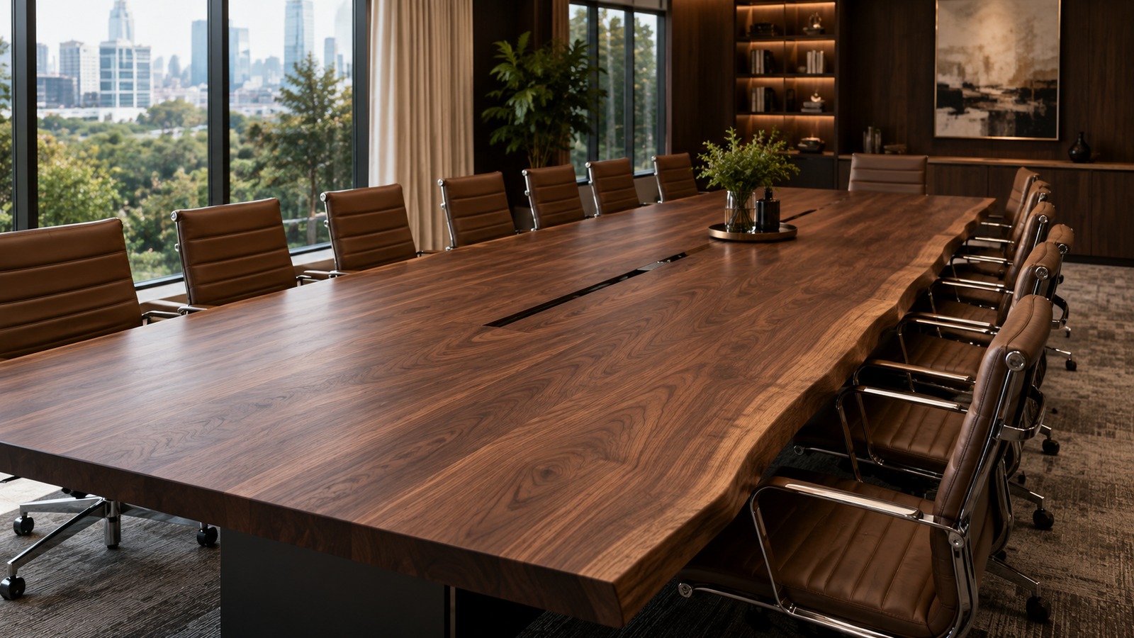 Walnut Conference Table Walnut Conference Table